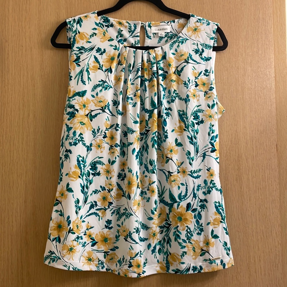 Floral Tank Top by Calvin Klein